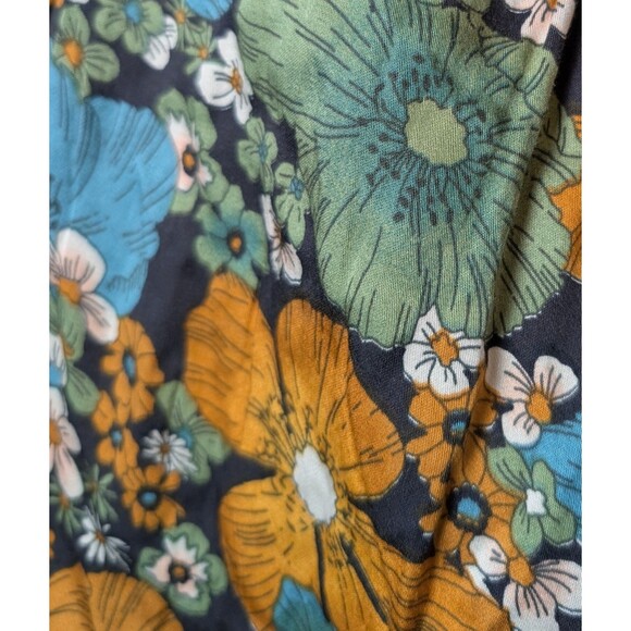 NWT Volcom Size M Cami Tank Top Floral Flowy Back Tie Boho Casual Beachy - Picture 6 of 12